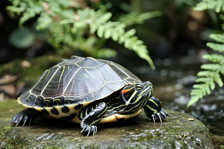 Adorable Three-Striped Box Turtle: A Perfect Pet for Nature Lovers