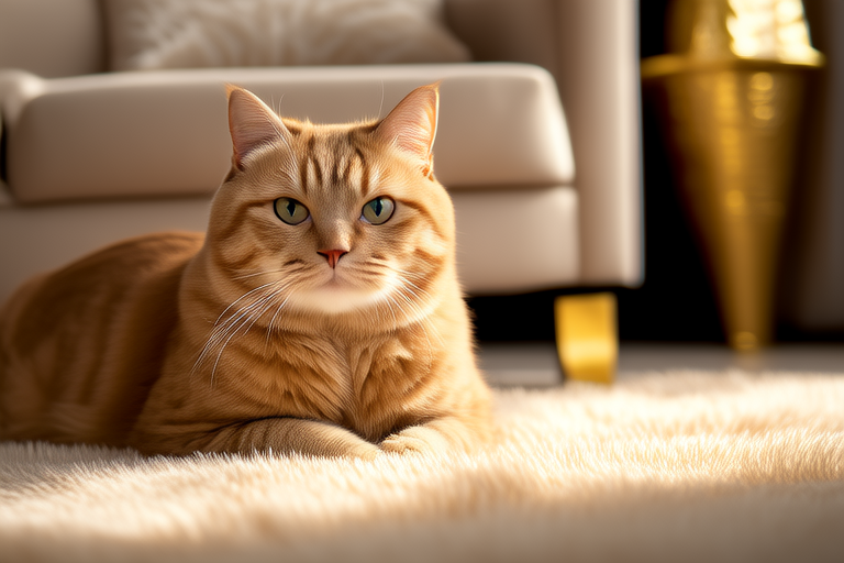 Luxury Meets Love: Living with a British Shorthair Golden Companion