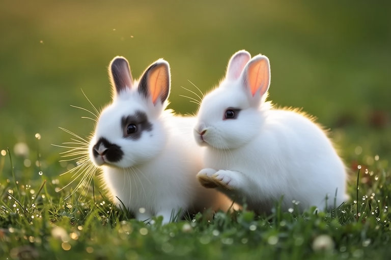 Tiny Giants: Discovering the Playful Personality of Dutch Dwarf Rabbits